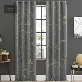 Premium Velvet Sprinkle Curtains - Grey